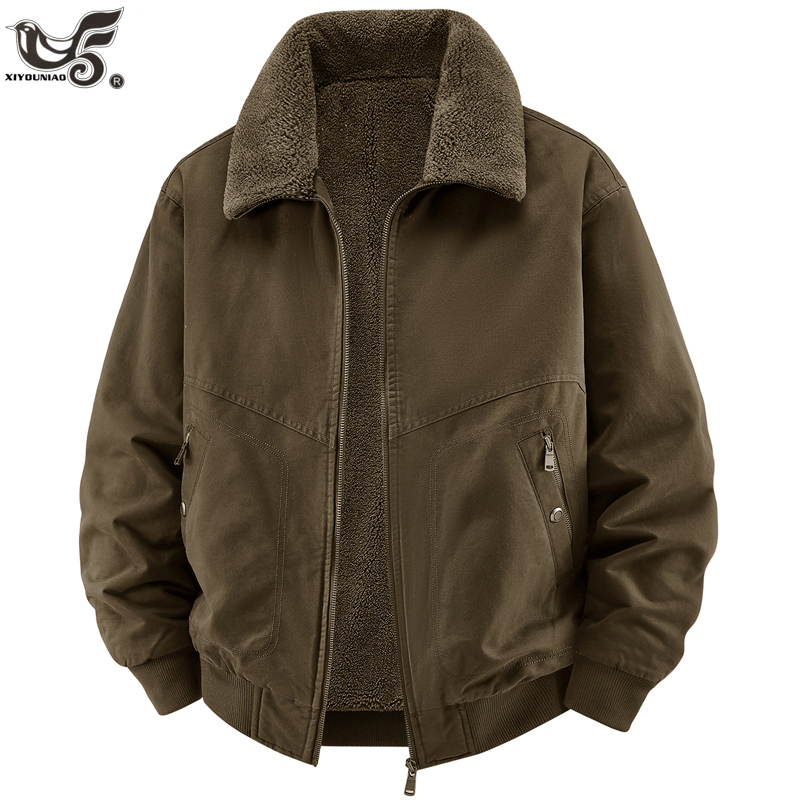 Varsity Jacket Wool - High Quality Winter Fleece Jackets Men's