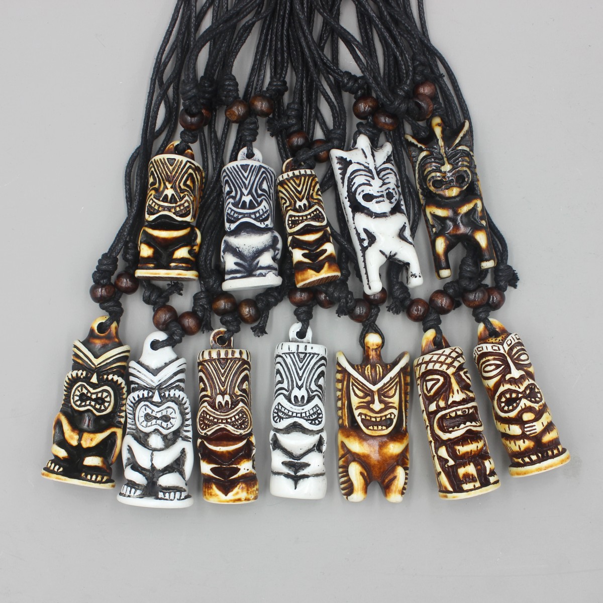 12pcs/Lot Hawaiian Tiki totem  - Vintage Fashion Nz 评论和价格