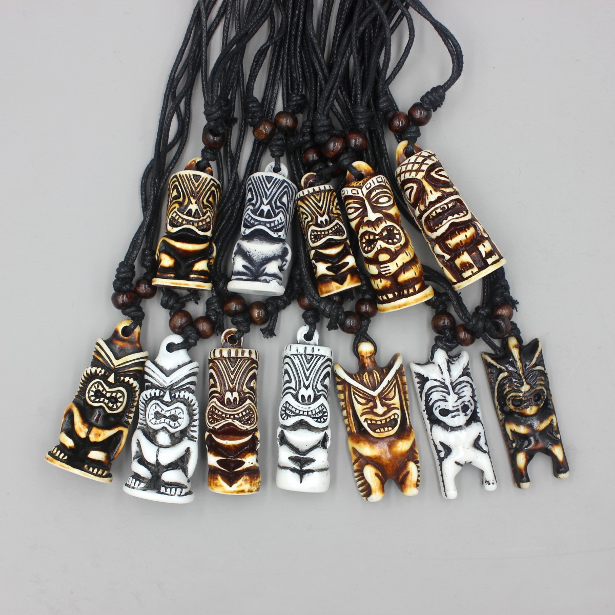 12pcs/Lot Hawaiian Tiki totem  - Vintage Fashion Nz 评论和价格