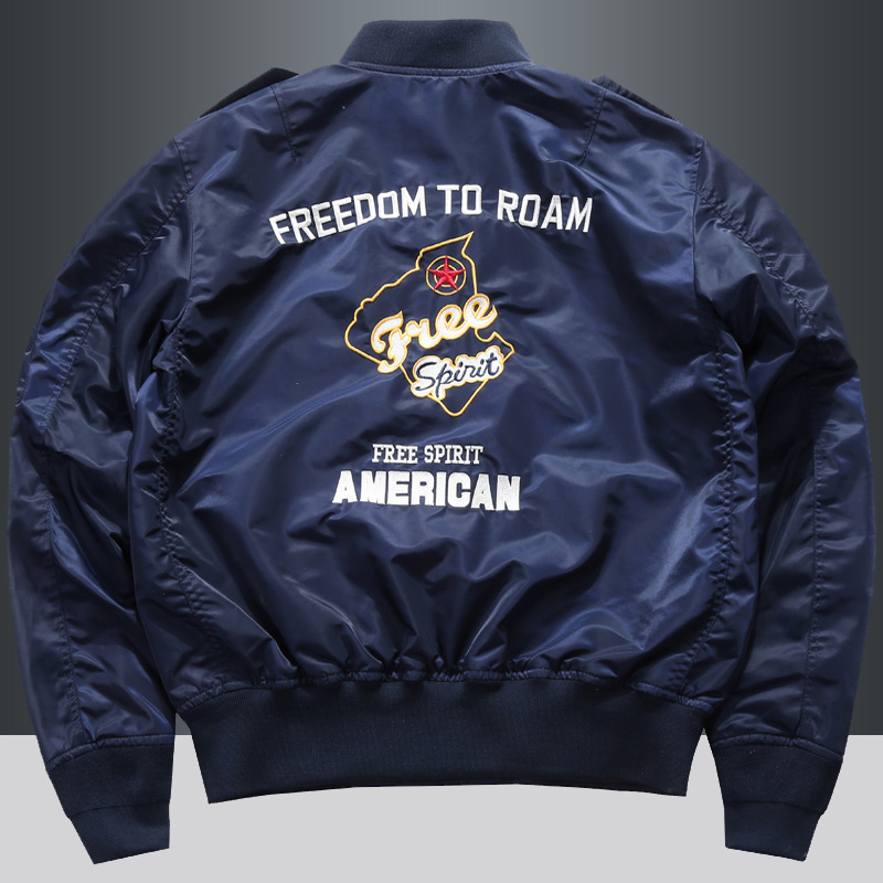 Men's Spring Tactical Army MA- - Varsity Jacket Wool 评论和价格
