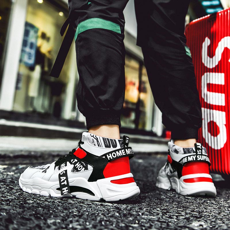 Large Size High Top Chunky Man - Vintage Fashion Online Store 评论和价格