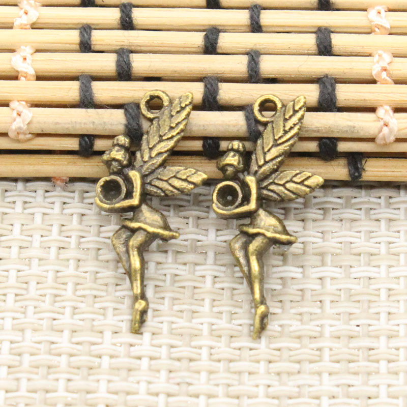 20pcs Charms Fair Angel 26x11m - Vintage Fashion Faire 评论和价格