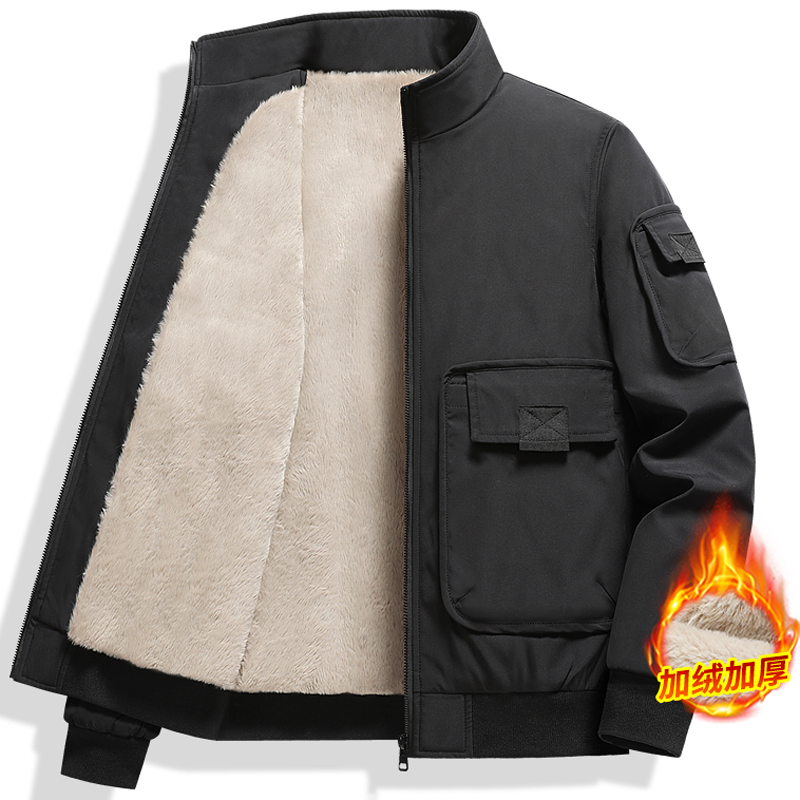 Plus Size 6XL 7XL 8XL Men's Fl - Varsity Jacket Wool 评论和价格