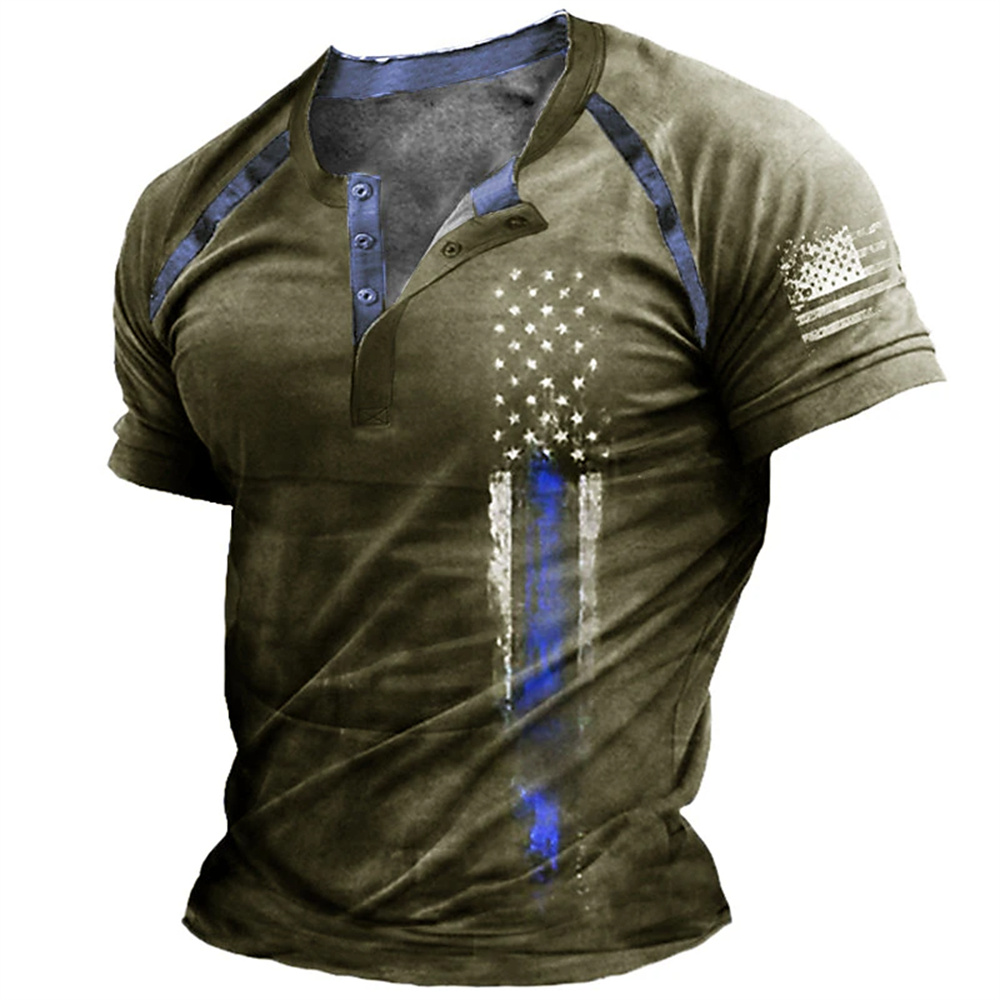 Funny 3D American Flag Print M - Vintage Fashion Prints 评论和价格