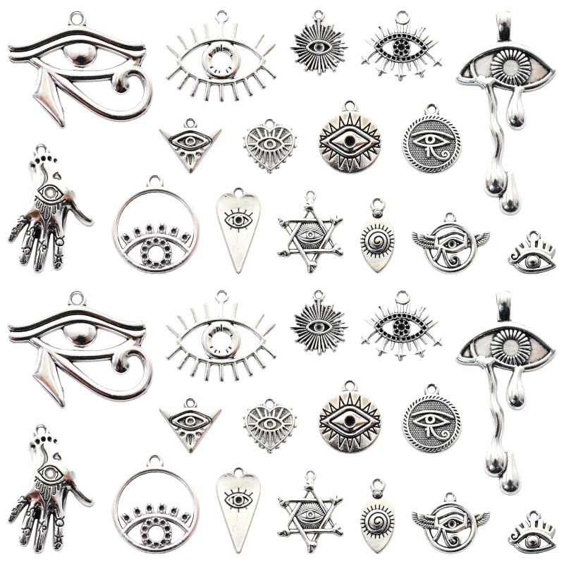 16pcs Mixed Eye of Horus Charm - Vintage Fashion Nz 评论和价格