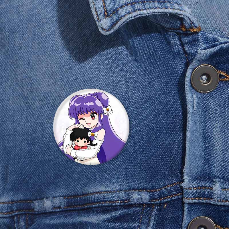 Vintage Anime Ranma ½ Button B - Vintage Fashion Toys 评论和价格