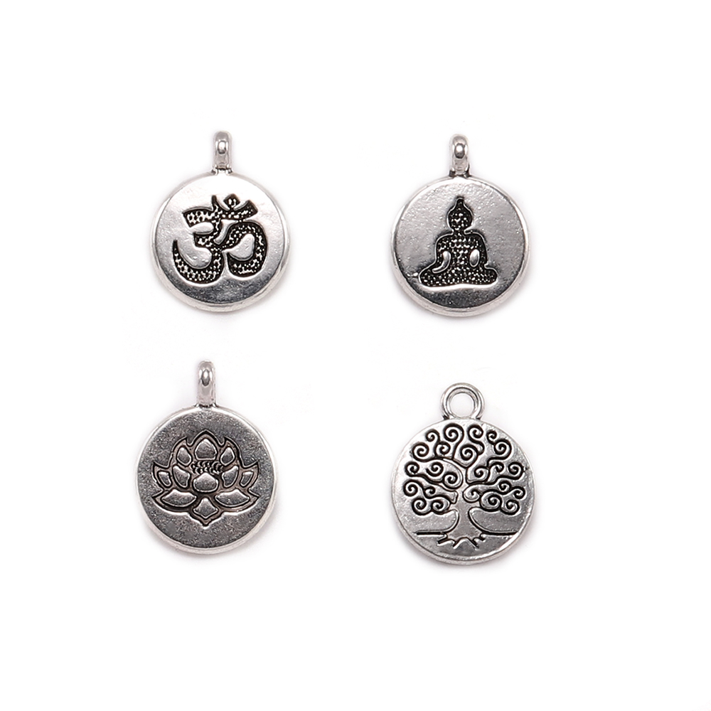 10pcs/lot Antique Chakra Charm - Vintage Fashion Nz 评论和价格