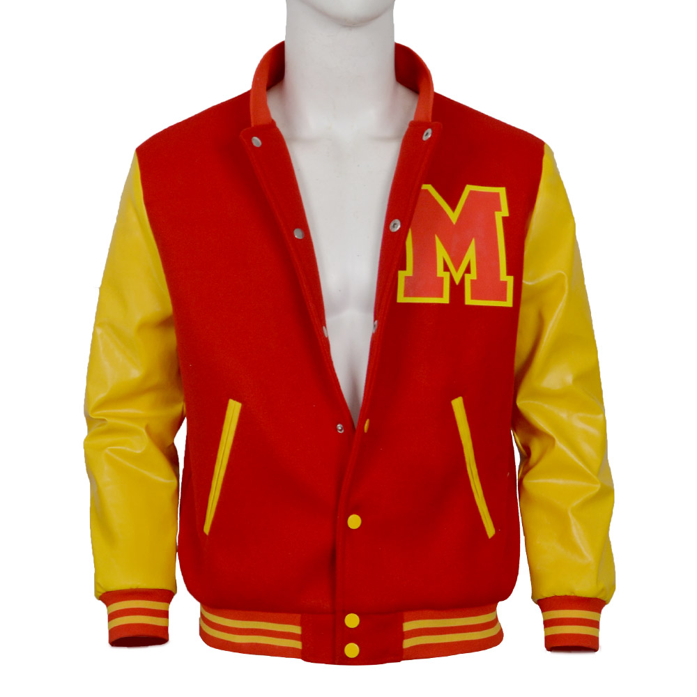 Michael Jackson Cosplay Varsit - Varsity Jacket Wool 评论和价格