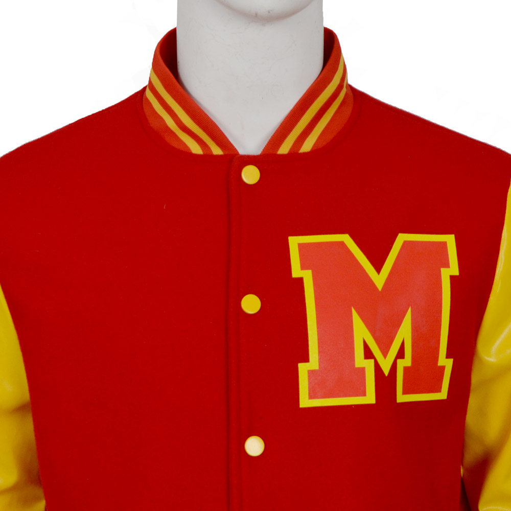 Michael Jackson Cosplay Varsit - Varsity Jacket Wool 评论和价格