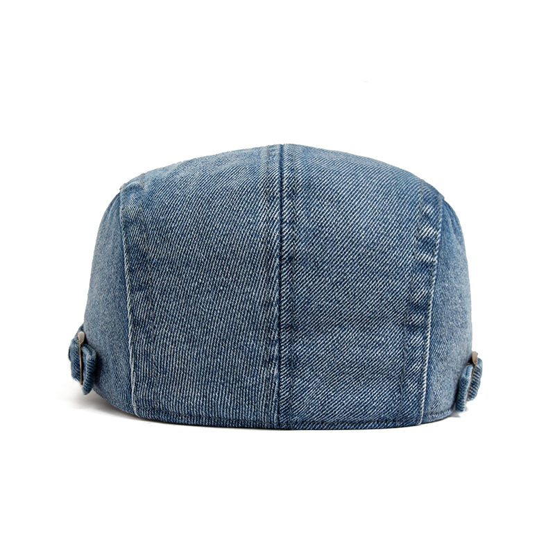 New Denim Cotton Beret Men Vin - Vintage Fashion Nz 评论和价格